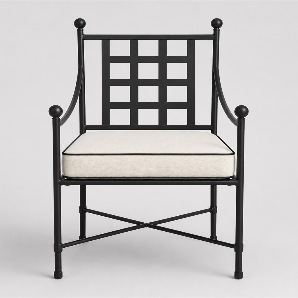 French Black Chair Type A with arms