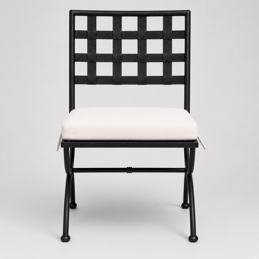 French Black Chair Type B no arms