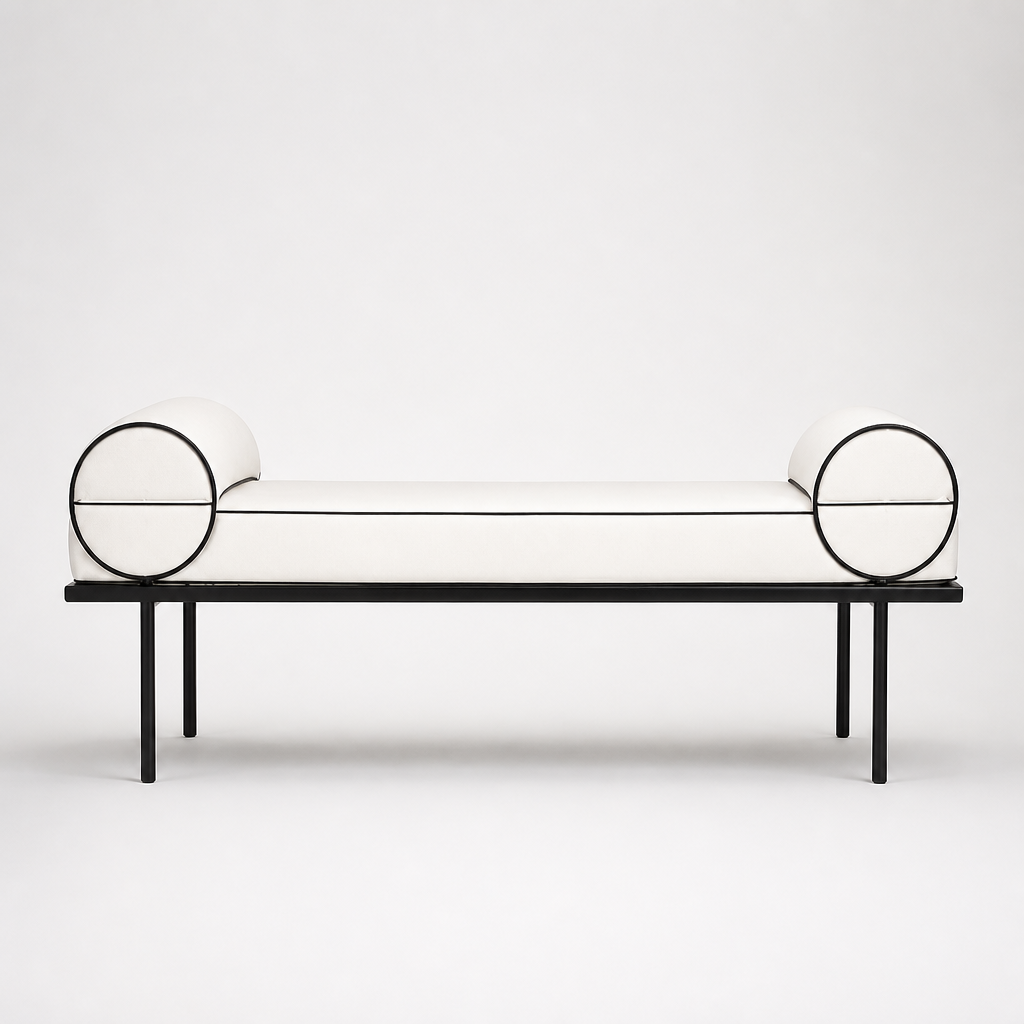 French Black Day Bed