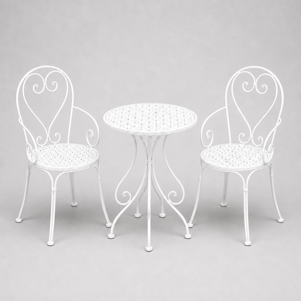 French Lite Iron Set in gloss white