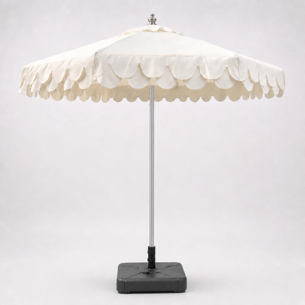 French Wave Umbrella (Silver)