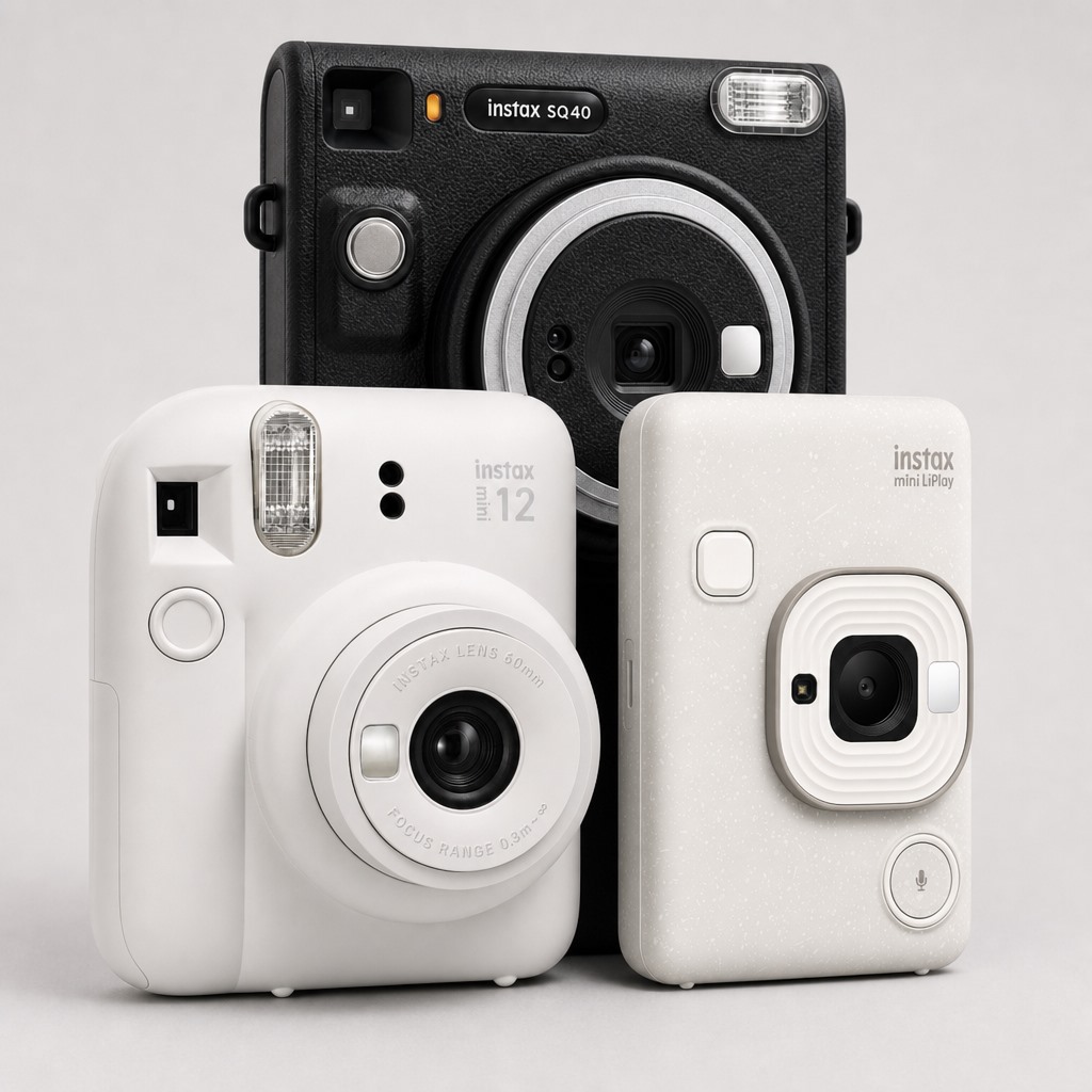 Instax camera bundle — all three cameras