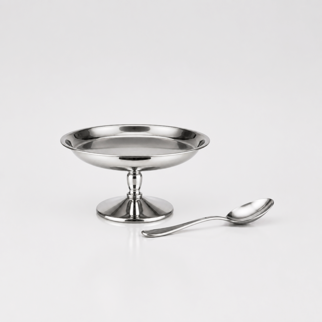 Stainless bowls short with gap